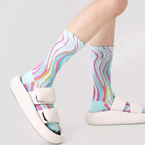 Set of 3 Indie Aesthetic Mid-Calf Socks