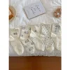 Set of 5 Korean Polka Dot Dog High-Collar Socks