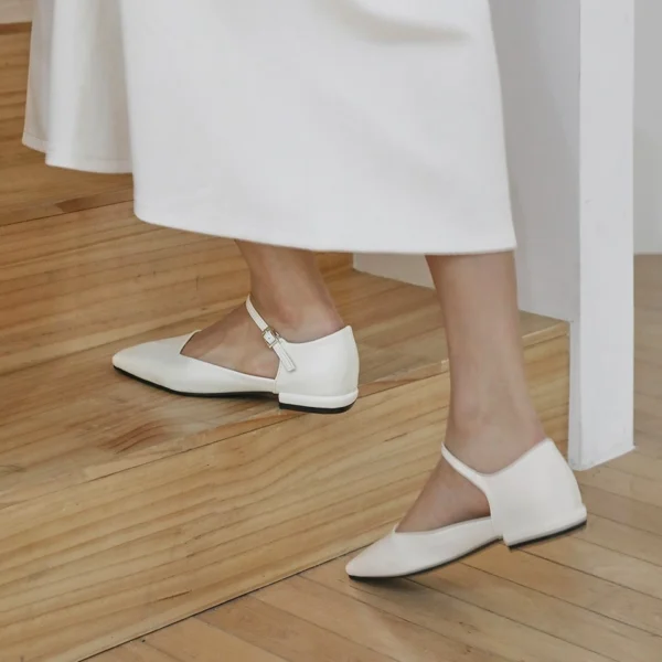 Classic Round Toe Flat Shoes Lapez Mary Jane Flats