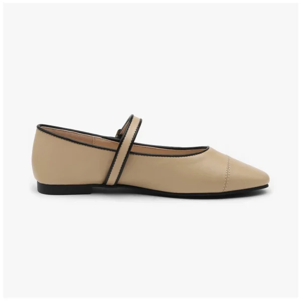 Elegant Round Toe Casual Shoes Arthin Mary Jane Flats
