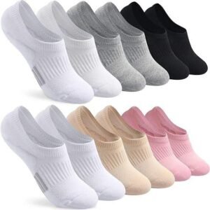 5 Pairs Women's No-Show Socks  Random