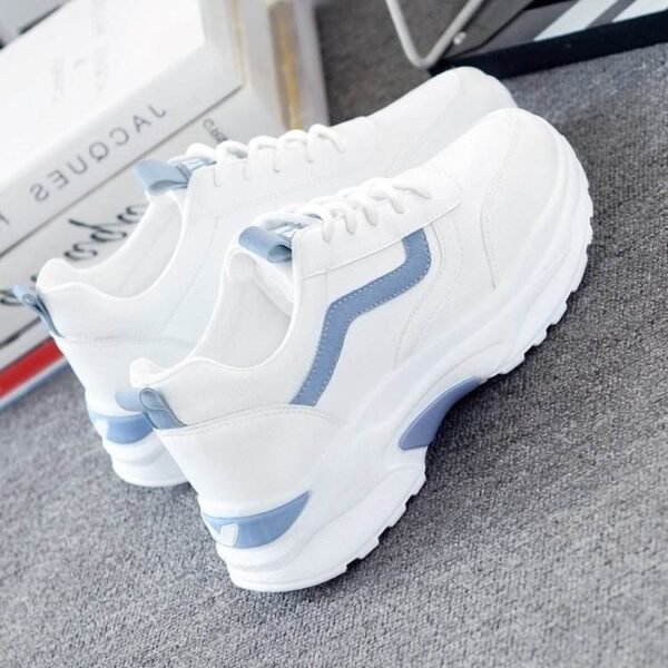 White Candy Daddy Shoes Women Sweet Casual Thick Sole Sneakers