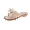 Women Fashion Flat Bottom Butterfly Bow Flats