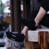 Thin Black & White Low-Top Sports Socks