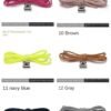 No-Tie Elastic Shoelaces with Metal Capsule Buckle Random