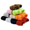 Double-Layer Polyester Flat Shoelaces with Plastic Tips