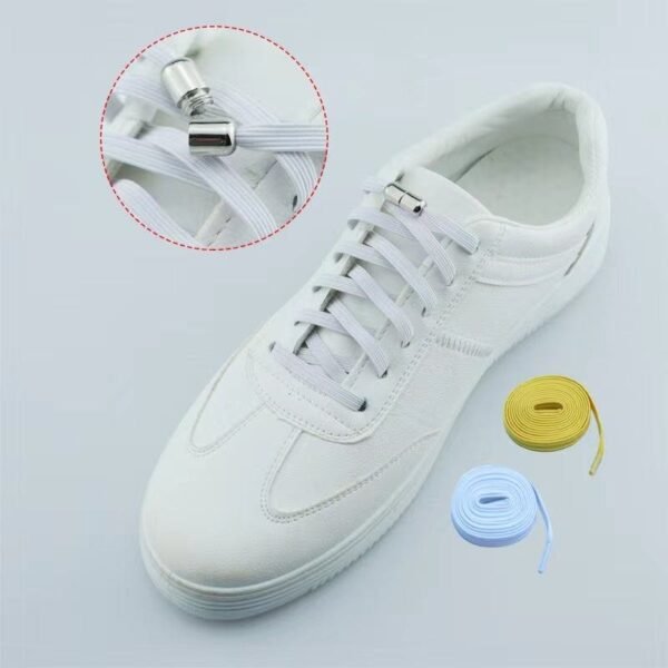 Custom Polyester Flat Shoe Laces Fastener Easy-Wear Shoelaces