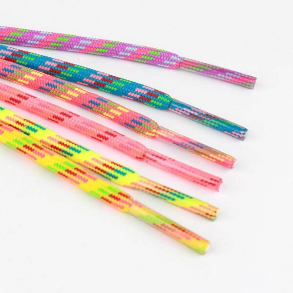 Manufacturer Custom 4mm / 5mm Round Polyester Sport Shoelaces