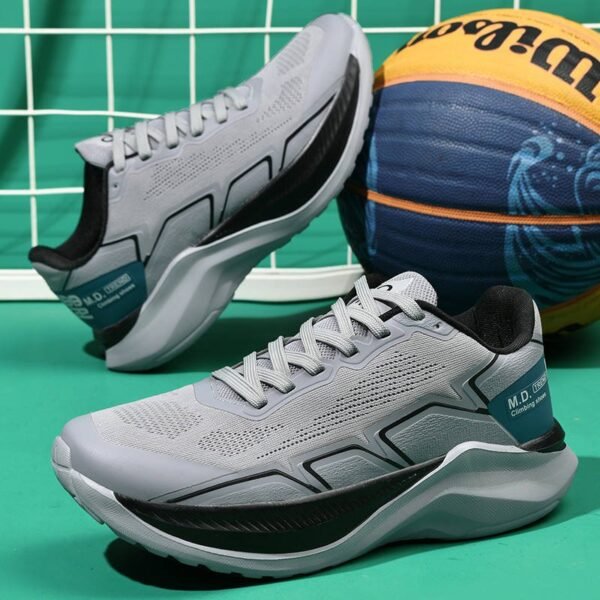 Men's Road Running Minimal Shoes Jogger Jogging Sneakers Track Trail Fabric Air Mesh Athletic Low-top Lace up Sport Breathable